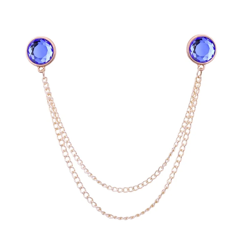 South Korea Fashion Tassel Joker Rhinestone Chain Collar Personalized Shirt Chain Accessory Brass Jewelry Wholesale Search Title