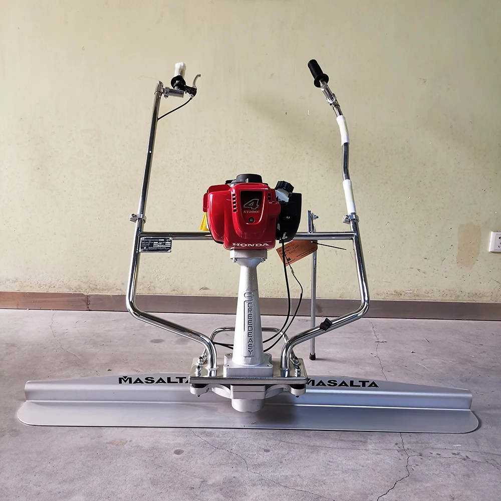 Vibrating Concrete Power Screed Tool Honda GX35 Petrol Powered Vibratory Concrete Screed Masalta Surface Finishing Screed