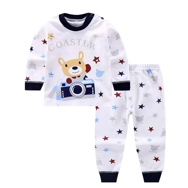 bulk wholesale kids clothing children clothing boys and girls 100%cotton autumn sets unisex leisure suits boy pants