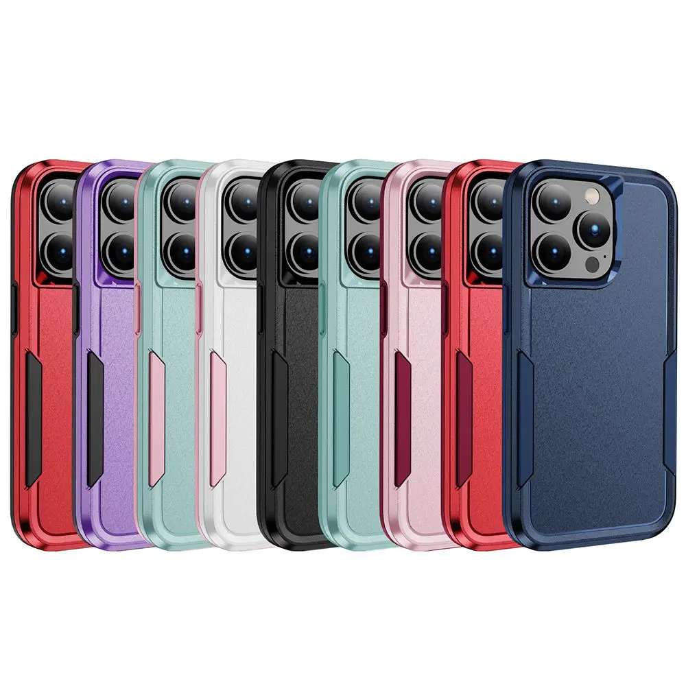 For Iphone 14 Pro Max Cellphone Rugged Case Cover With 360 Rotate Stand Car Magnetic On Back