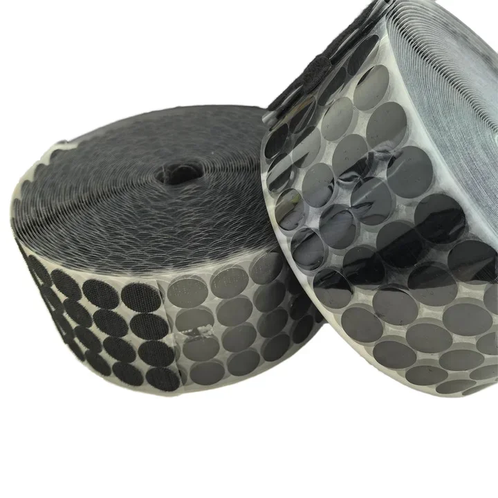 Sticky velcroes hook and loop dots circles with back glue