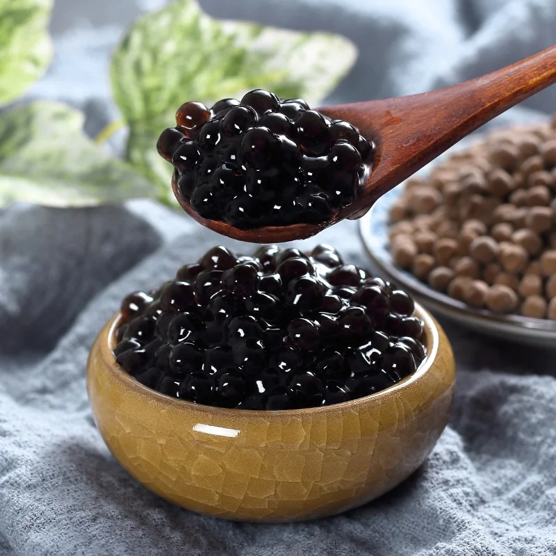 1kg Mini Black Tapioca Pearls Ball for Bubble Tea