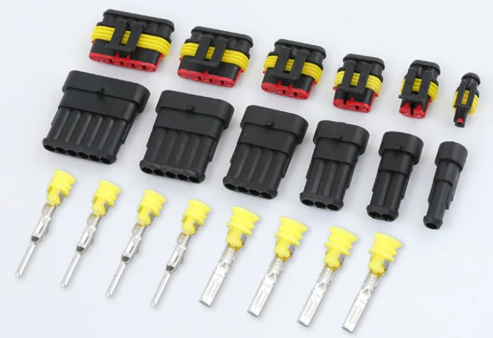 Car Waterproof Male Female 1.5 Tyco Amp Connector 1 2 3 4 5 6 Pin Wire Auto Automotive Electrical Connector auto wire harness