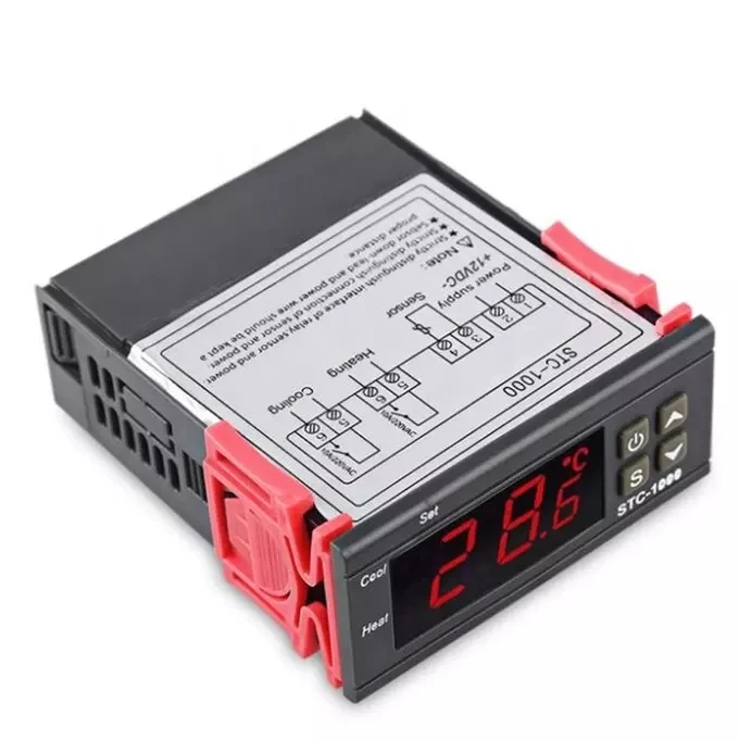 Оптовая продажа STC-1000 12V 24V AC110-220V аквариум инкубатор цифровой регулятор температуры переключатель охлаждения термостат для системы