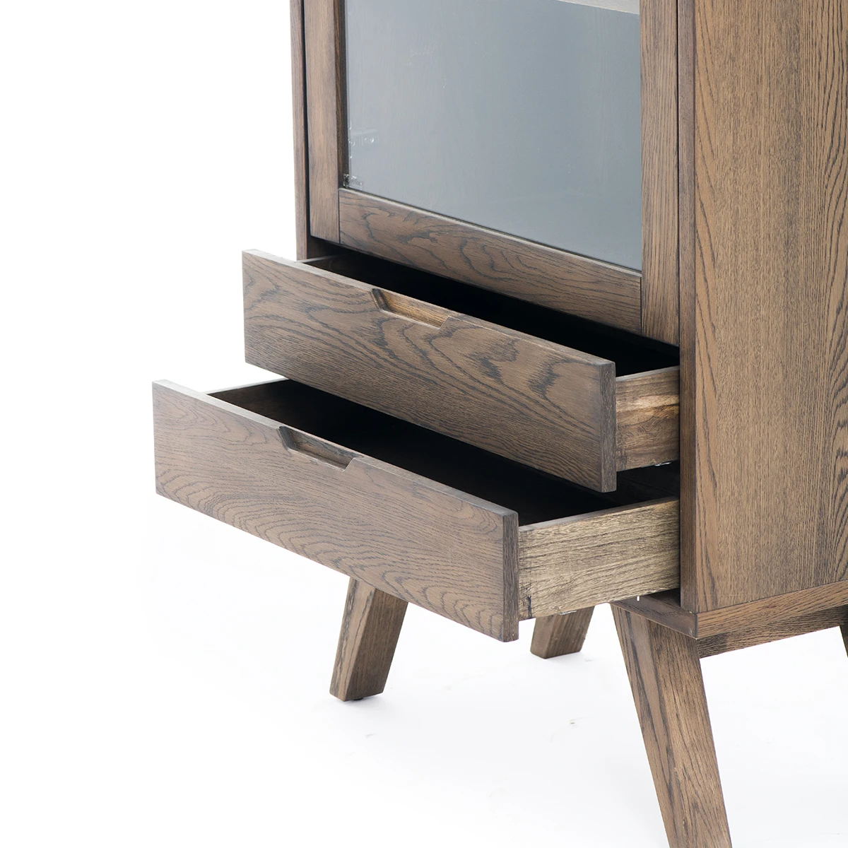 Living Room Furniture Vintage Modern Wooden Buffet Sideboard For Home Corner Home Coffee Wine Bar Cabinet With 2 Drawers