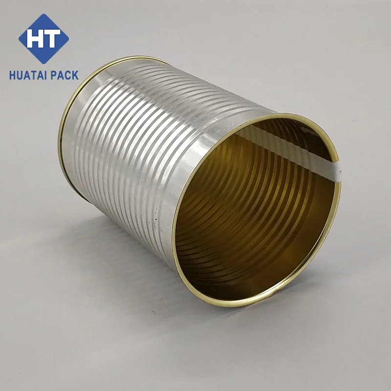Customized empty round easy open lid tomato sauce/vegetable seeds tin can