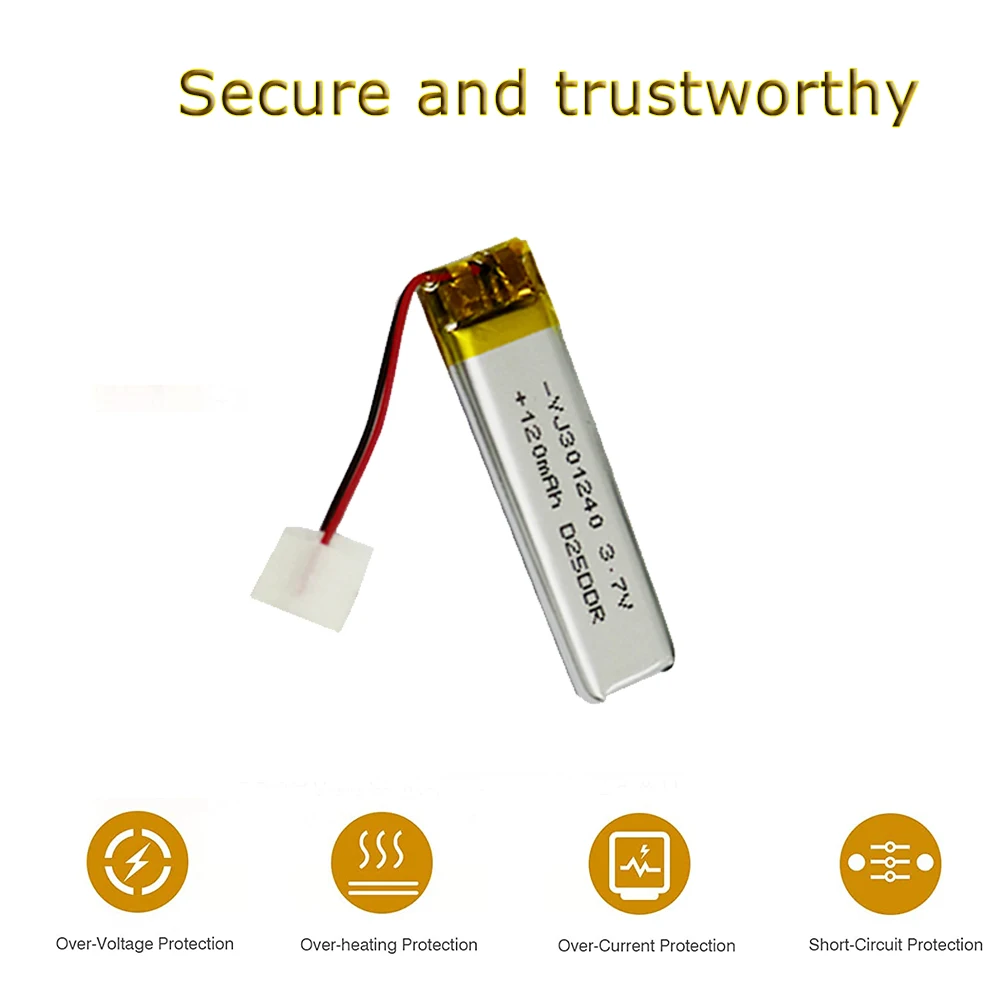 Deep cylcle YJ lithium polymer battery 3.7V 401730 170mAh Rechargeable lithium ion polymer battery for power tols