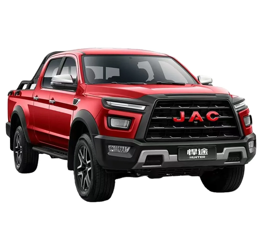 Best selling JAC T9 autos AWD gasoline diesel 4x4 mini rollbar pickup truck for sale