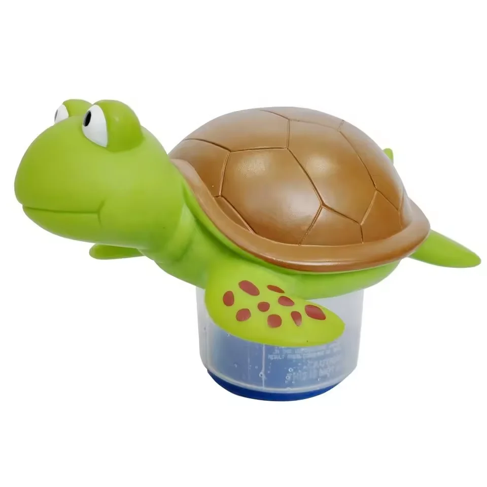 Animal chlorine chemical dispenser floating liquid chlorinator floater chlorine tablet dispenser for pools hot tub