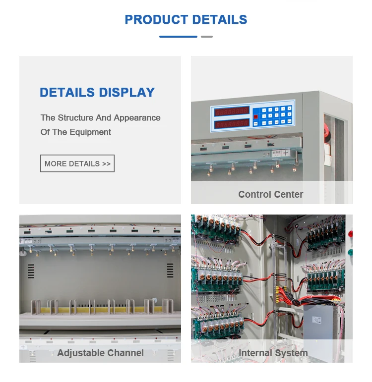 Power Prismatic Battery Testing Equipment 10A 20A 30A Battery Life Cycle Tester with 128 Channel