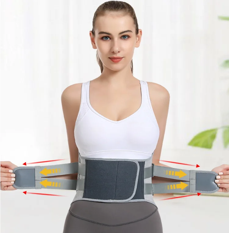 Adjustable Lumbar Support For Pain Relief Of Back/Lumbar/Waist With Spring Stabilizer