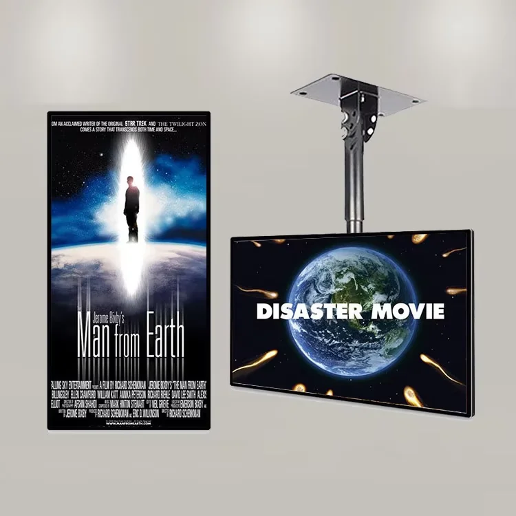 32 43 49 55 inch wall mounted digital advertising vertical indoor lcd display panel touch advertising screen