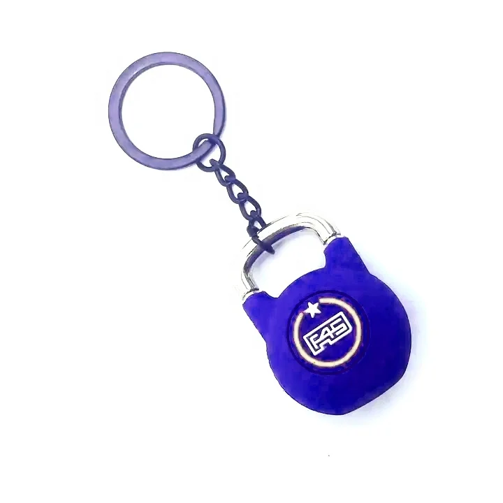 custom logo F45 Kettlebell keyring bumper weight plate dumbbell keychain