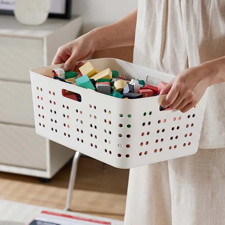 GREENSIDE Trending Products Widely Used Plastic Clothes Organizer Stackable Storage Basket