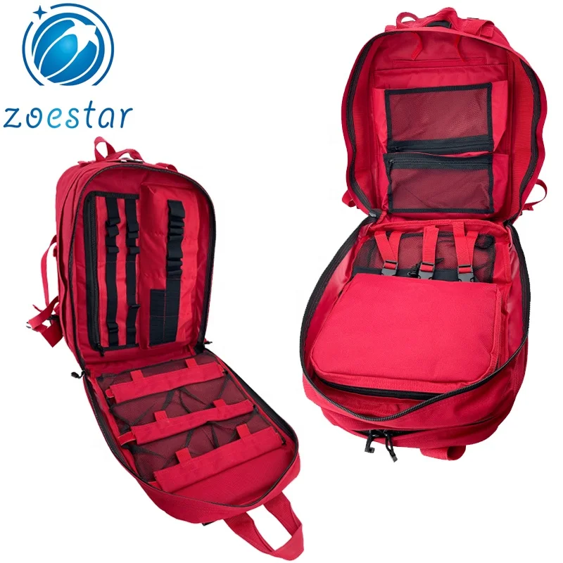 Professional Mountain Rescue Medical Rucksack Tactical Field Survival Medical Bags Full Set Emergency First Aid Kit Backpack