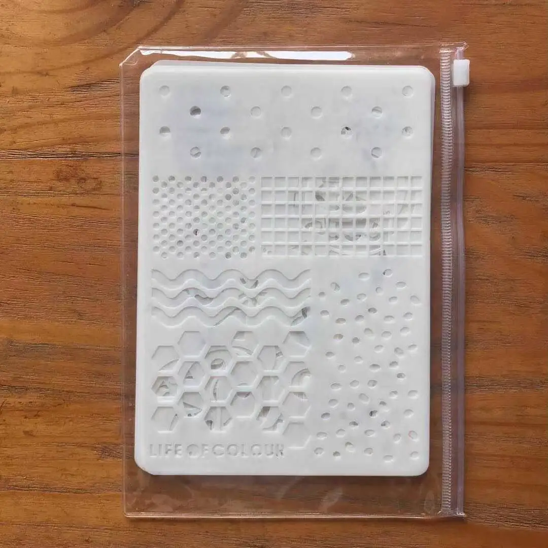 OEM Children Drawing Stencils & Pencils Picture Painting Template Kits Set Gift