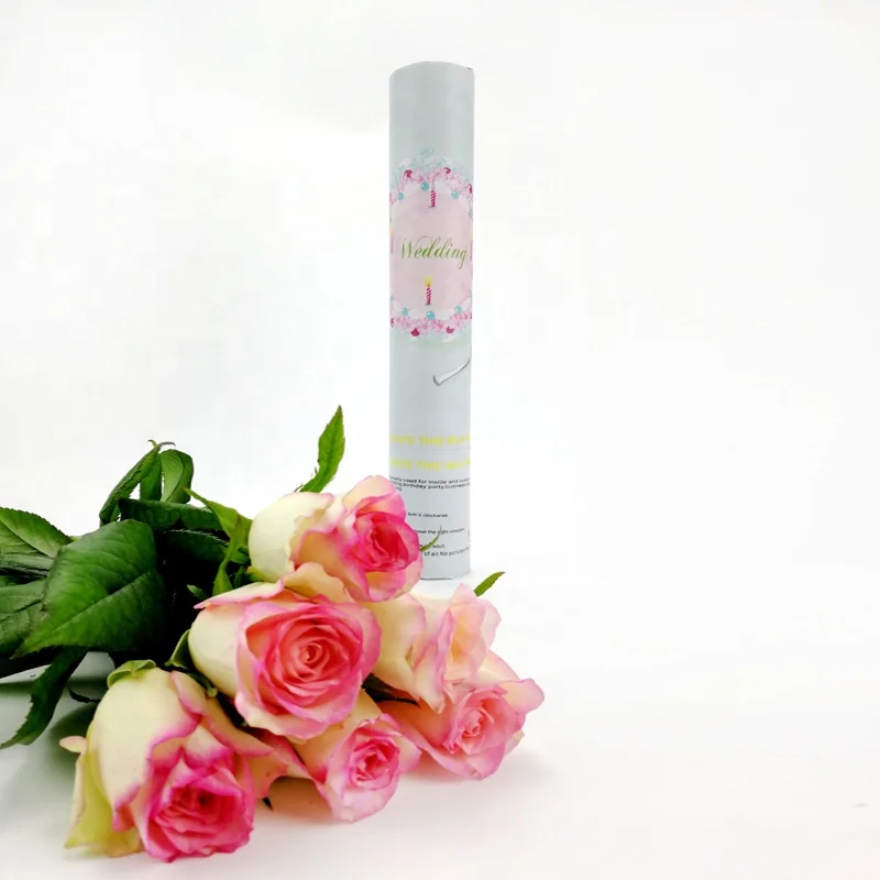 Party Novelties Air Compressed Custom Shape Confetti Cannon for Wedding Favors