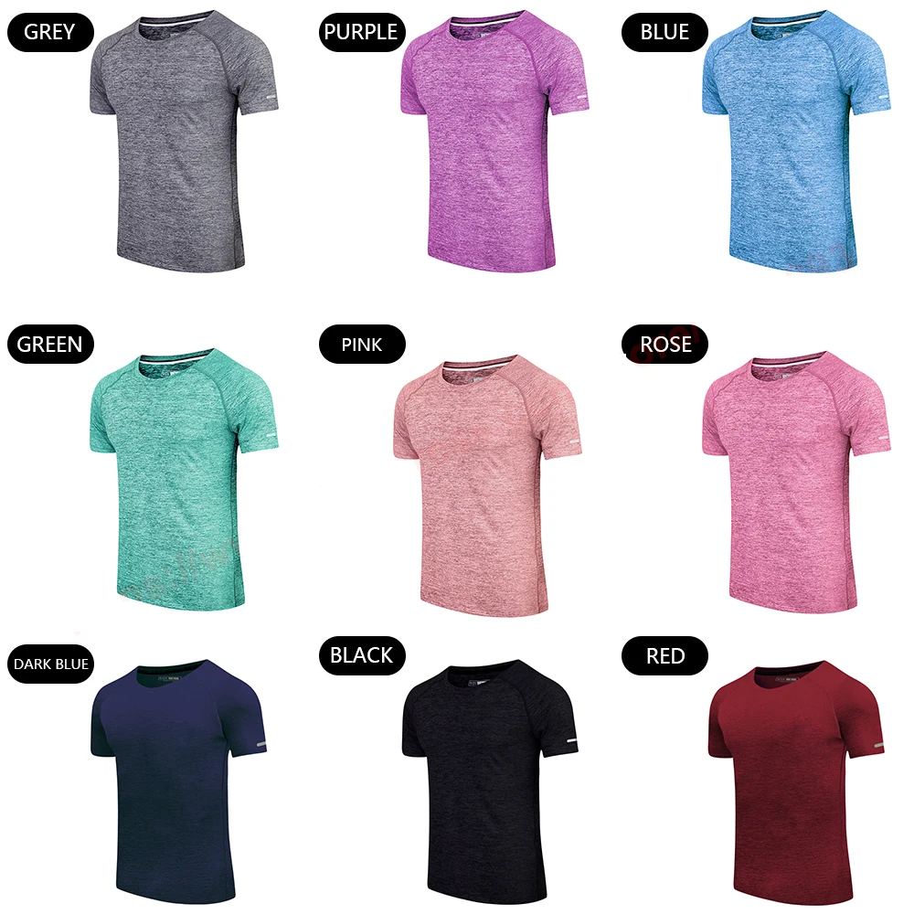 Running Shirts Women Tennis Basketball Badminton Tee Soccer Sport Jogging Quick Dry Yoga Workout Gym Sport Tops