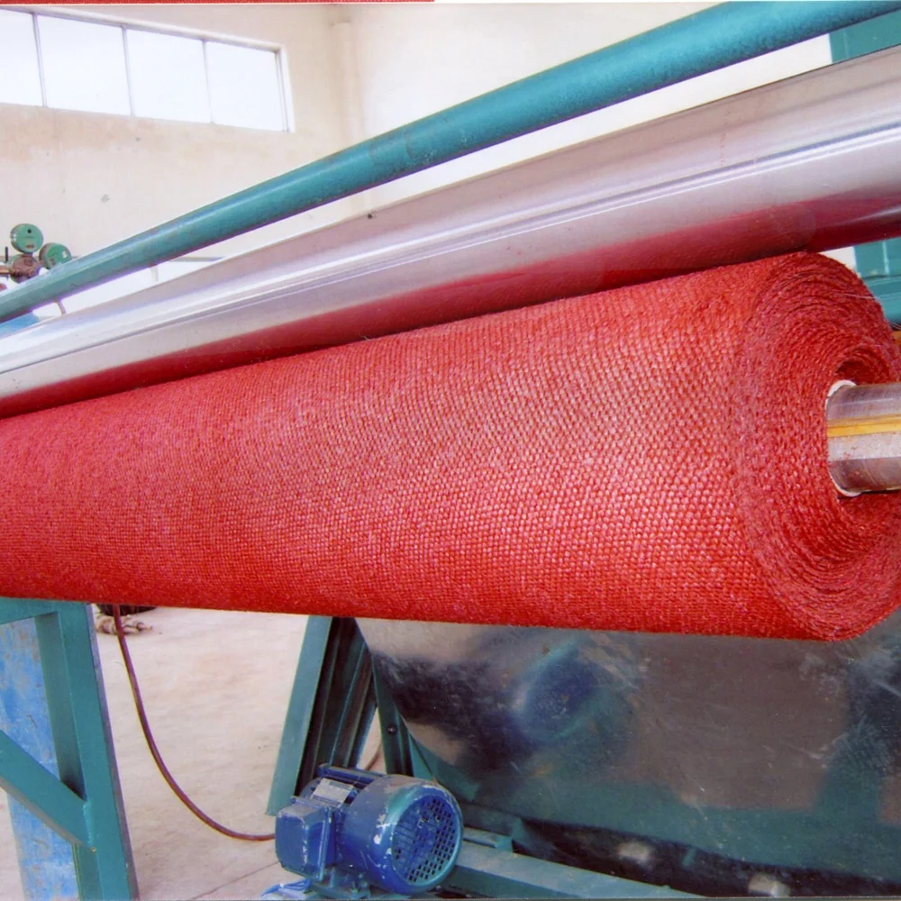 Electric Welding Iron Oxide Red Coated Fire Blanket