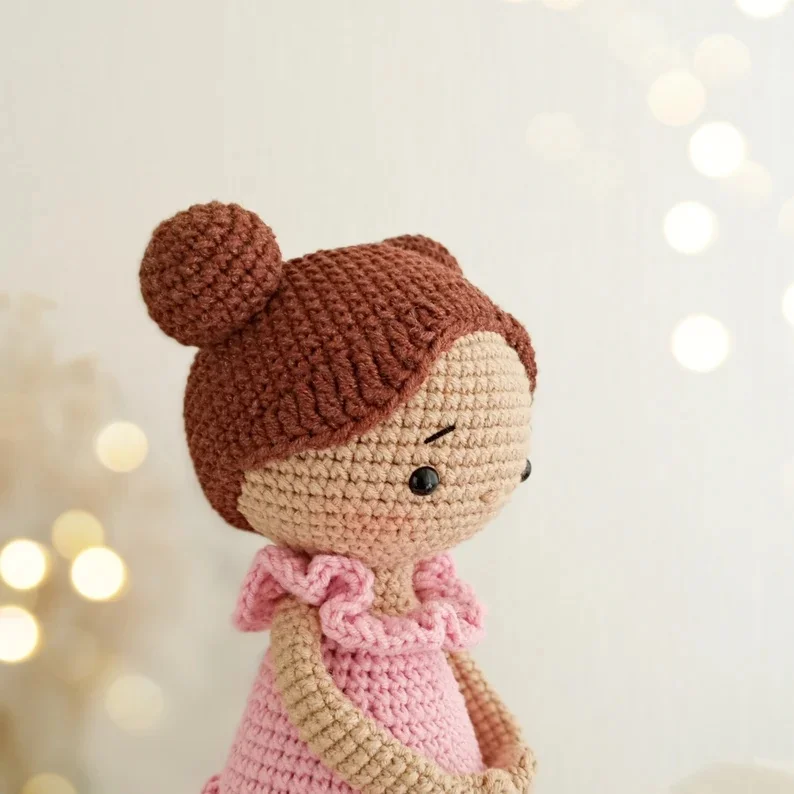 Lovely Crochet Ballet Girl Dolls For Baby Hand Knit Crochet Stuffed Amigurumi Ballet Girl Crochet Ballerina Dolls