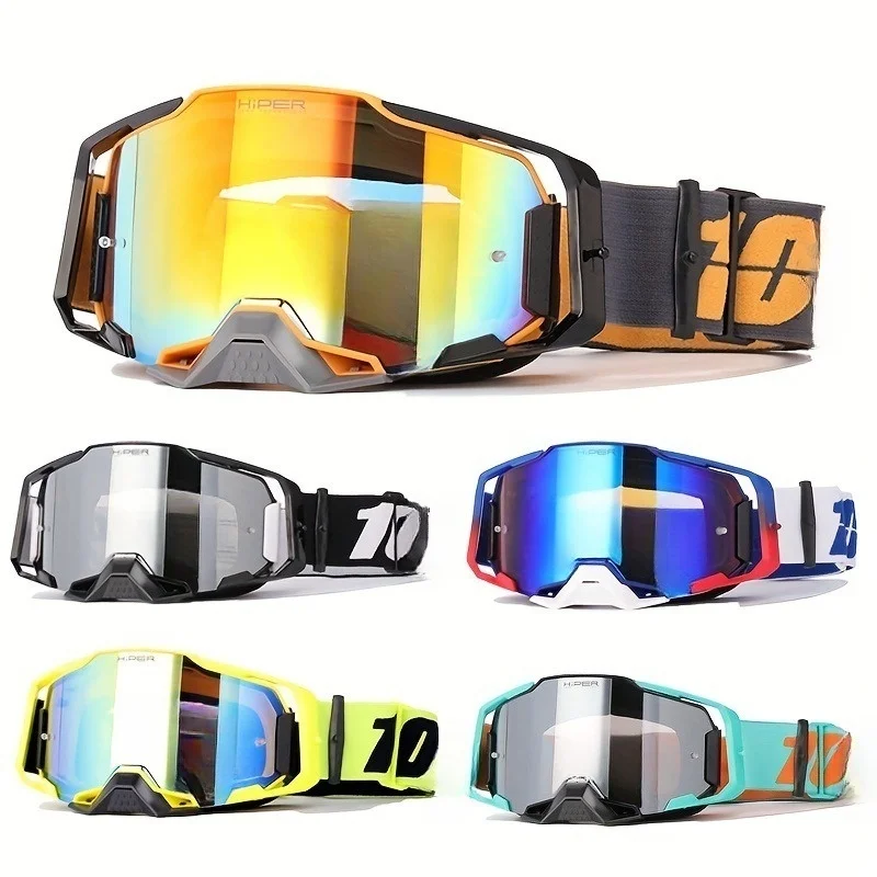 2024 Popular motocross Windshield Mask Off road Outdoor Sports Riding Windshields Wind and Dust Protective Goggles