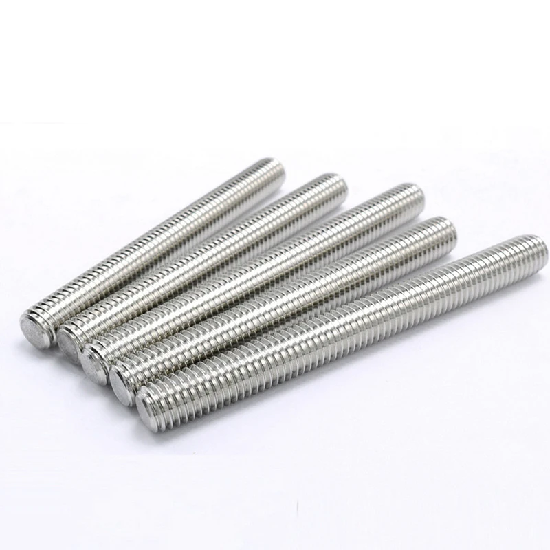 China manufacturer all din 975 galvanized hollow threaded rod cnc double bolt m10 12mm 8mm unc stainless steel threaded rod