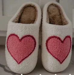 CIXI AIDA NEW COLOR  LEOPARD smiley face lightning ladies winter indoor fuzzy happy slides warm furry home slippers for women