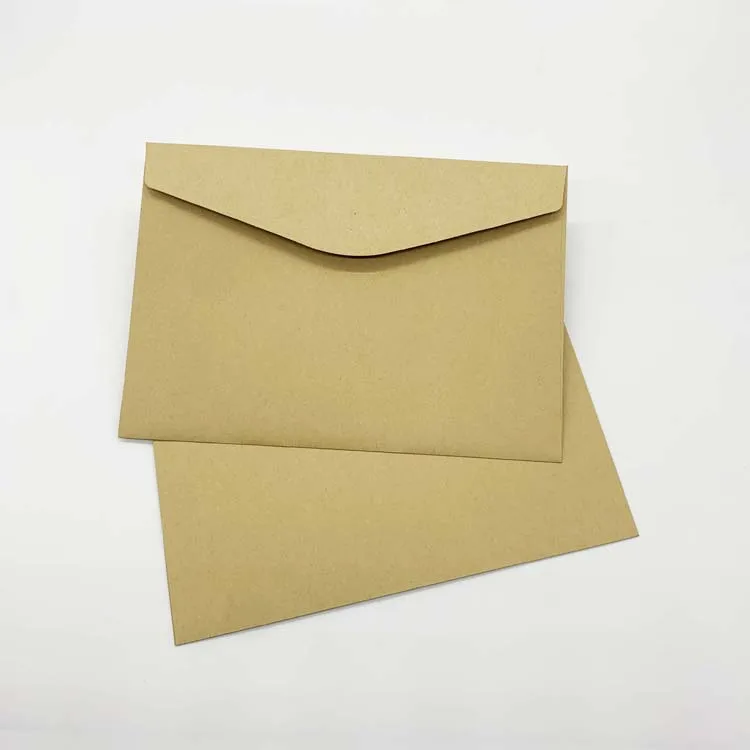 Blank DIY Envelope Black White Kraft Paper Envelope Postcards 350gsm Greeting Card Cover Photo Packaging Boxes