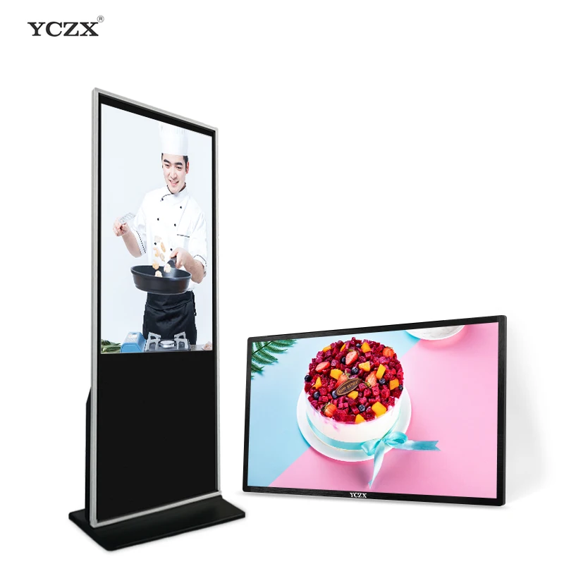 Best Selling Smart Kiosk Vertical Lcd Advertising Display Interactive Panel Digital Signage Totem Floor Standing Touch Screen