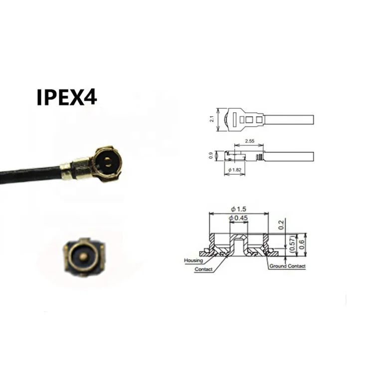Communication  built-in  0mni antenna  gsm 2G 3G internal PCB WCDMA TD CDMA antenna with MHF4 connector for GSM module