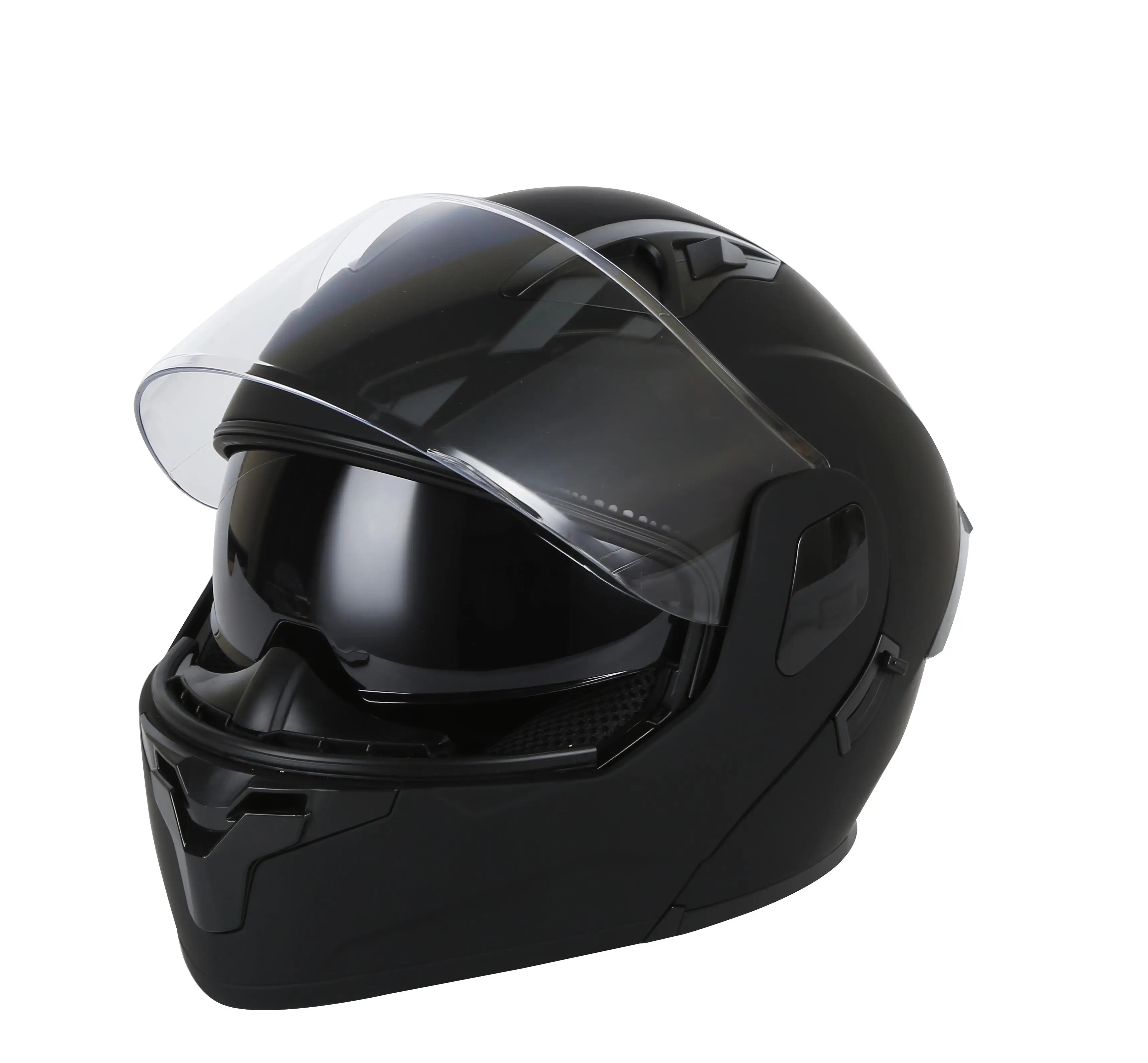 DOT approved motorbike modular helmets with flip up double visors with OEM service