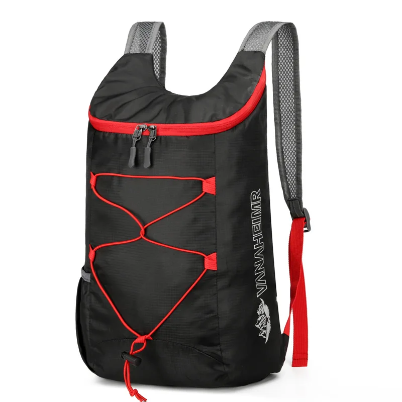 New outdoor riding bag ultra-light Oxford cloth hiking skin bag Hiking bag waterproof folding hiking backpack