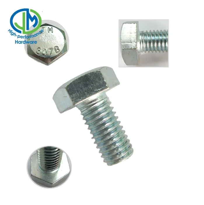 Тяжелый шестигранный болт ASTM A307 G R.B