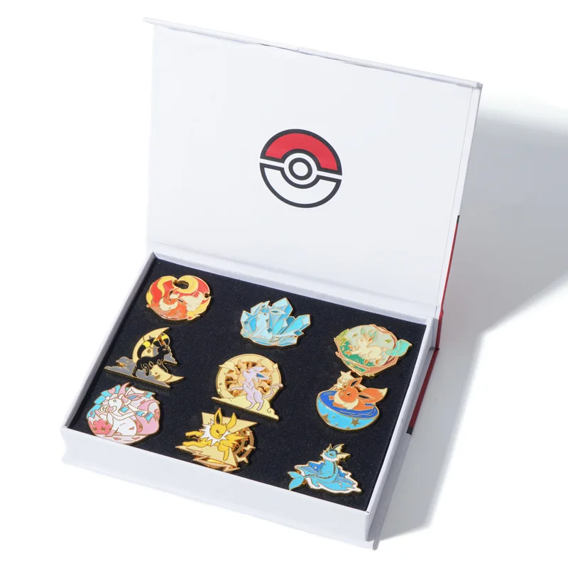 Magical elf family pets cartoon dolls box-packed brooch badges pin for souvenir