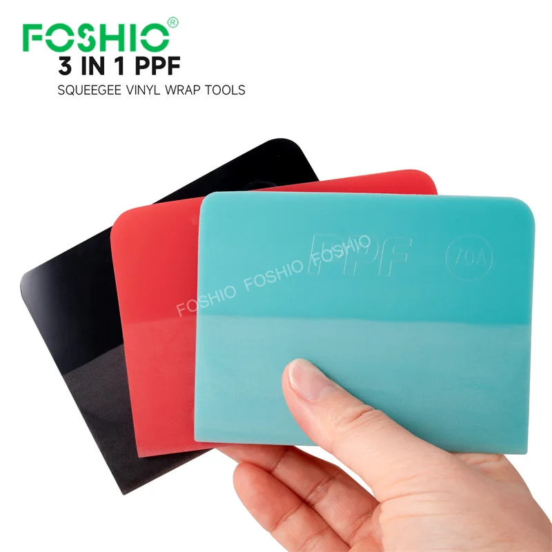 Foshio Customize Design Car Window Tint Vinyl Wrap Tools Ppf Film Squeegee
