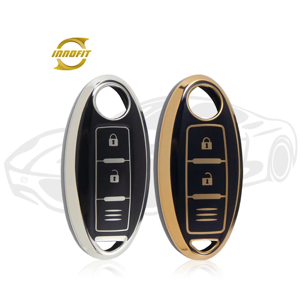 Innofit NIB1T1 заводской запас брелок ТПУ для Nissan Sylphy Tiida Bluebird Teana X Trail Qashqai Loulan