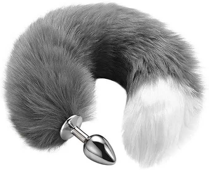 
Little fox tail anal plug fox tail customizable butt plug female sex toy 