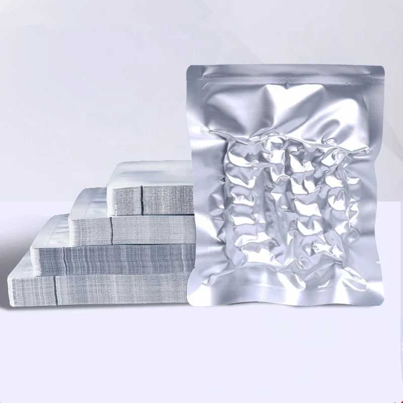 Extra Thick Heat Sealable Recyclable High Barrier Hot Seal Food Storage Mylar Matte Aluminum Foil vacuum Bags for seeds