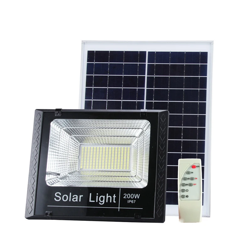 Лампа-отражатель Солнечная лампа прожектор уличный IP65 50 100 200 Вт батарея Lifepo4