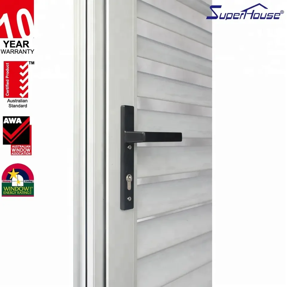 Cheap price Factory directly supply most popular high quality aluminium louver hinged door