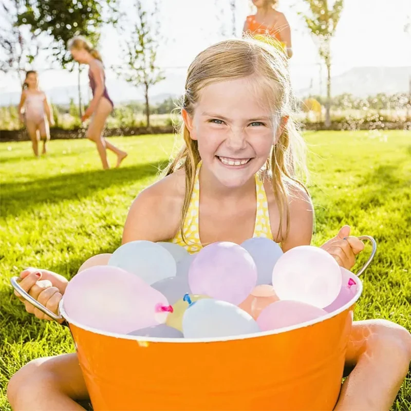 Reusable Water Balloons Refillable Water Balloon Quick Fill Self Sealing Water Bomb Splash Balls for Kids Swimming Pool