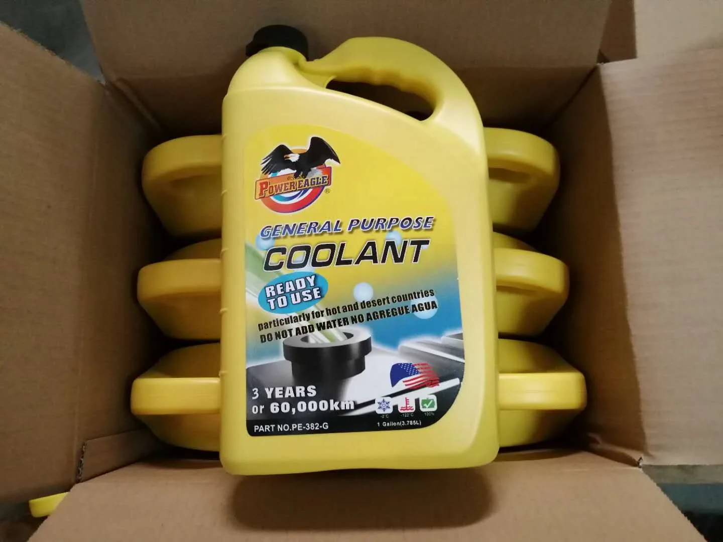 Green Car Cooling System Anti-rust Antifreeze engine and radiator Coolant 1gallon