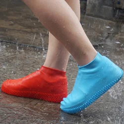 Многоразовые водонепроницаемые чехлы для обуви Нескользящие силиконовые аксессуары унисекс