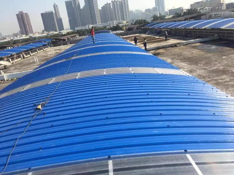 Chinese Manufacturer Waterproof Weather Resistant Anti-corrosion T1070 Colombia Market Hot Sell UPVC Roof Sheet for Factory