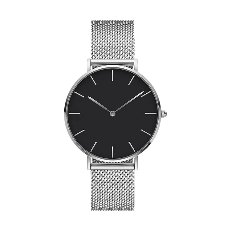 Mexda Brand Custom Logo Rose Gold Watch Stainless Steel Water Resistant Minimalist Slim Watch Reloj Orologio Montre Femme