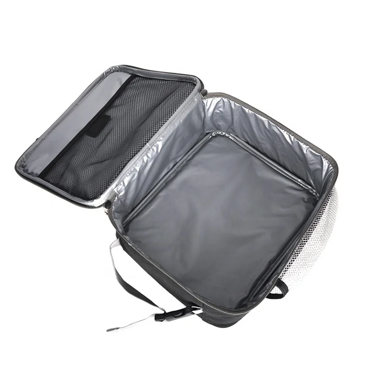 
Hot Sales Eco Friendly Custom Insulated Polyester Lunch Bag For Man 
