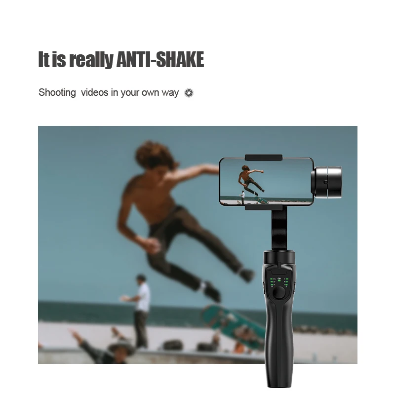 3-AXIS Gimbal  2021new  Camera Gimbal Cheapest  No APK/APP electrical stabilizer gambal 3 AXIS smartphone