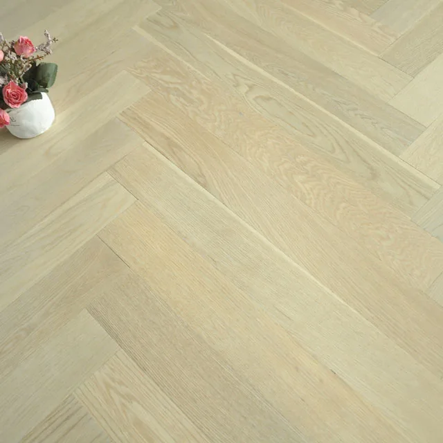 Factory direct price ab grade oak herringbone wood flooring for office
