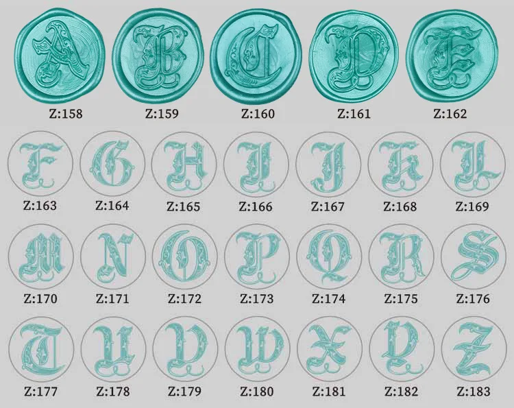 Retro Flower Letter Envelope Sealing Wax Copper Art Decorative Sealing Wax Seal Stamp