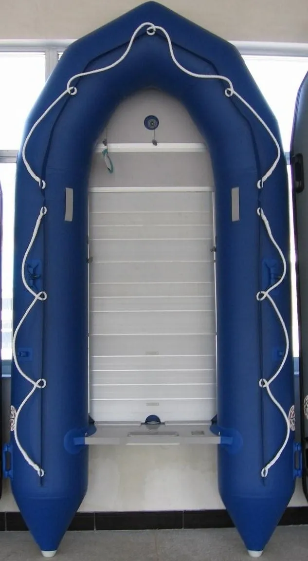 From China small aluminum inflatable boat 	heavy duty inflatable boat pvc fishing boat for rescue